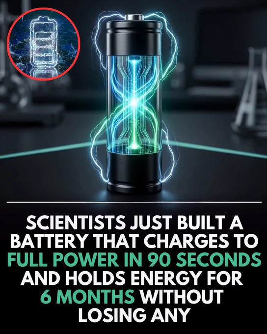 Materials researchers at MIT have successfully developed a groundbreaking solid-state battery that solves the two biggest bottlenecks in modern energy storage. By replacing conventional liquid electrolytes with a highly advanced superionic ceramic conductor, this new technology eliminates the slow lithium-ion diffusion bottleneck, enabling charging rates 200 times faster than standard lithium-ion models—achieving a full charge in an unprecedented 90 seconds.

Additionally, this unique ceramic structure creates a near-perfect hermetic seal around the stored charge, practically eliminating the self-discharge that typically causes conventional batteries to lose 20 to 30 percent of their power monthly. 

Retaining 99.7% of its stored energy after six months of idle storage, and surviving 5,000 full charge cycles with 96.8% capacity retention, this completely non-flammable battery technology could soon allow electric vehicles to charge in under two minutes and grid storage to operate.