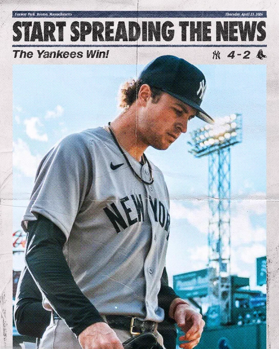 FINAL: Yankees 4, Boston 2. 