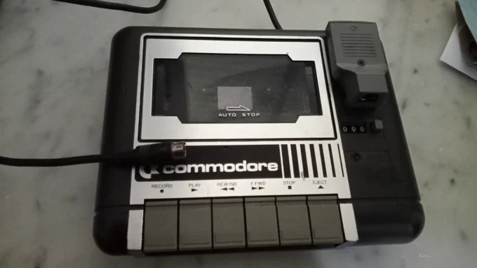 1531 Commodore 16 Datassette with Plug Selector for Commodore 64