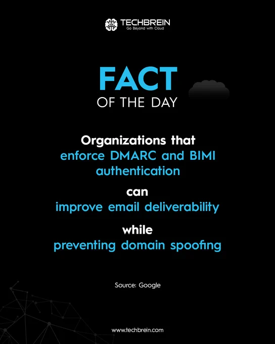 Domain spoofing and poor deliverability can cripple your business communications. Enforcing DMARC and BIMI authentication is essential to improve email placement while preventing unauthorized domain use. 

TechBrein streamlines your EmailOps by implementing rigorous authentication protocols that build sender reputation. Ensure your messages reach the inbox every time with our proven security standards. 

Optimize your deliverability: 
https://techbrein.com/solutions/google-workspace/ #EmailOps 

#DMARC #BIMI #EmailSecurity #TechBrein #DigitalMarketing #DomainSafety