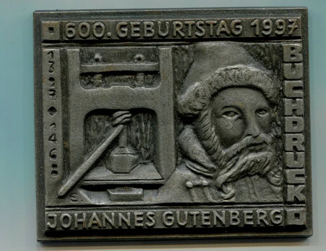 Gutenberg Plaque