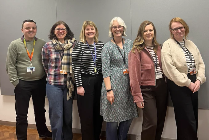 Six members of our nursing associate apprenticeship team.