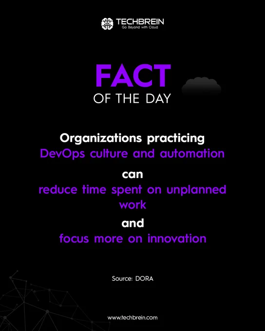 Unplanned work and manual errors often stall product innovation. Organizations practicing DevOps culture and automation successfully reduce time spent on maintenance to focus on high-value innovation.

TechBrein empowers your engineering teams through automated CI/CD pipelines and efficient DevOps workflows. Accelerate your release cycles and drive business growth through technical excellence. 

Modernize your workflow:
https://techbrein.com/services/devops/

#DevOps #Automation #SoftwareDevelopment #TechBrein #Innovation #Efficiency #Agile
