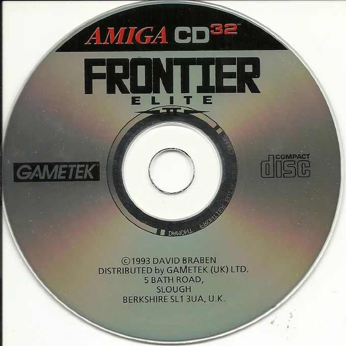 Frontier Elite 2 (Gametek/Konami, 1993) for the Commodore CD32 console - CD.