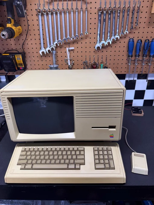  Apple Lisa , A6SB100.    keyboard & mouse
