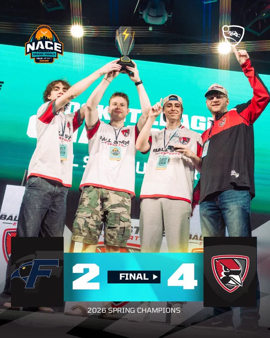 Ball State Esports takes the victory over the Fisher Falcons. Series score: 4:2, BSU.