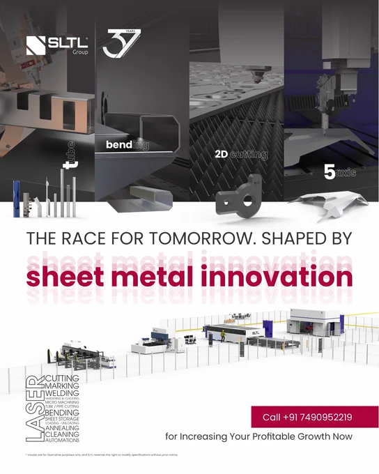 The race for tomorrow, shaped by sheet metal innovation.