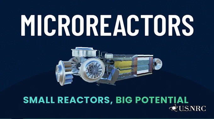 Detailed 3D model of a microreactor engine illustrating compact nuclear technology potential.