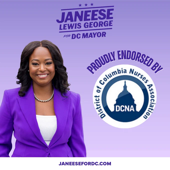 Janeese proudly endorsed by DC Nurses