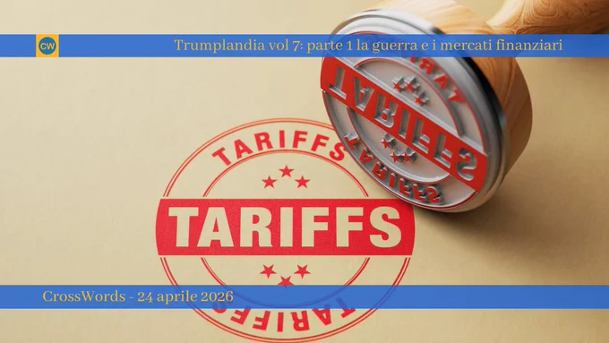  commenti CrossWords su Trump, guerra IRAN, crisi economica globale e mercati finanziari https://youtu.be/d4NfGXEi1Q4