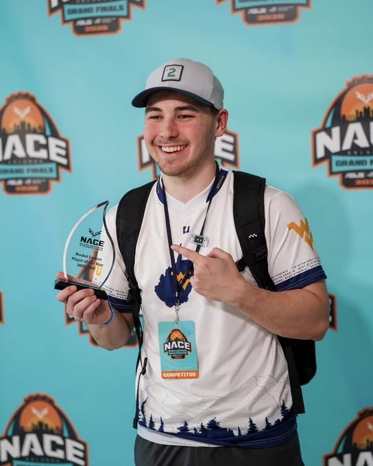 Matt Ehresman won NACE Rocket League Player of the Year.