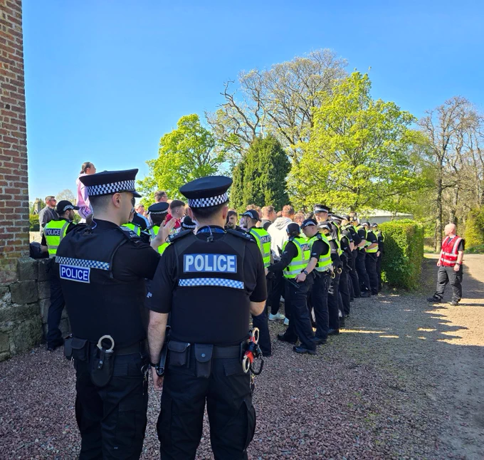 Public Order exercises at the SPC.