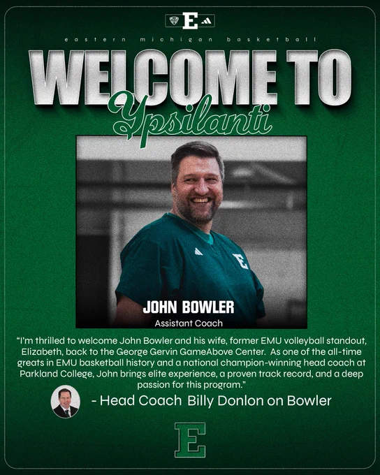 Graphic welcoming John Bowler to Ypsilanti