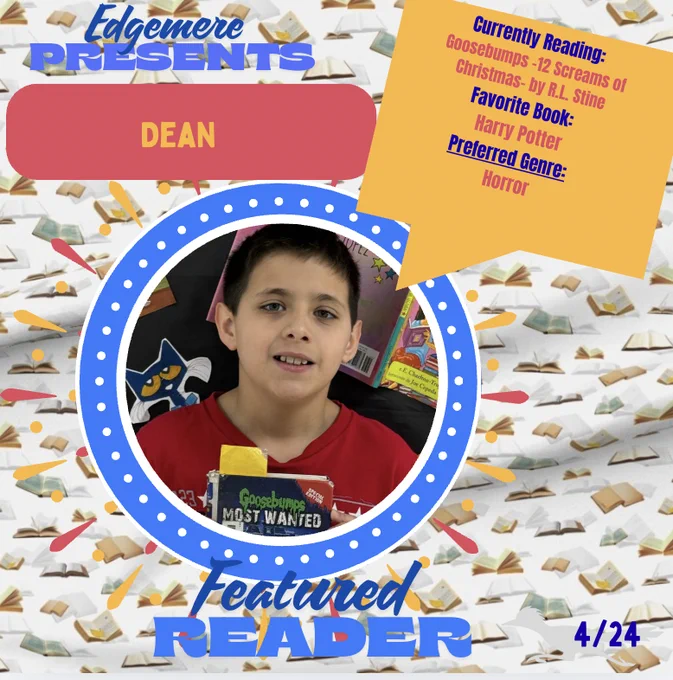 Featured reader - Dean