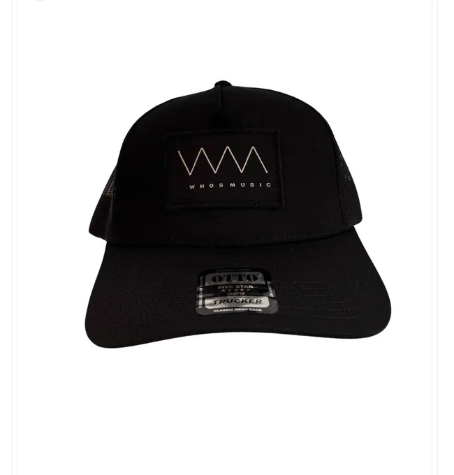 🧢 WHOSMUSIC PATCH SNAPBACK (Black)