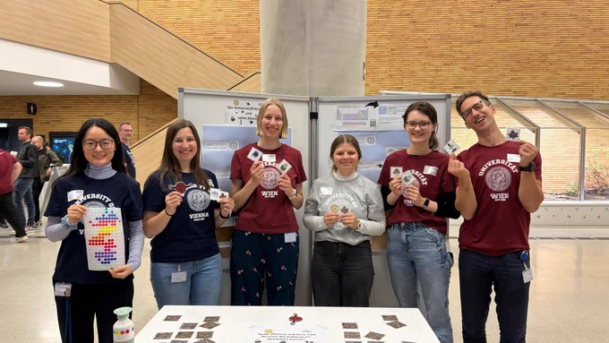 Our team at our soil science booth.