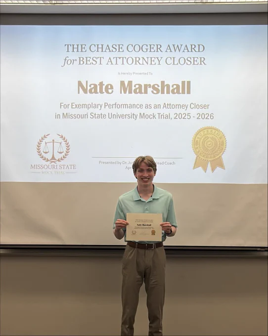 Nate Marshall awarded Best Attorney Closer