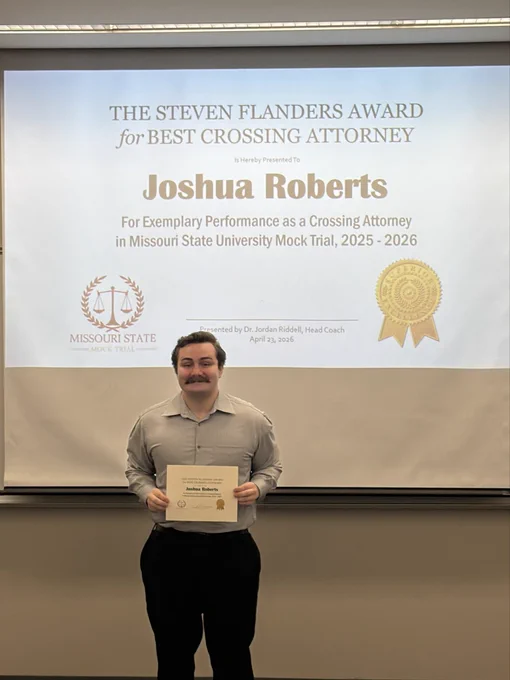 Joshua Roberts awarded Best Crossing Attorney