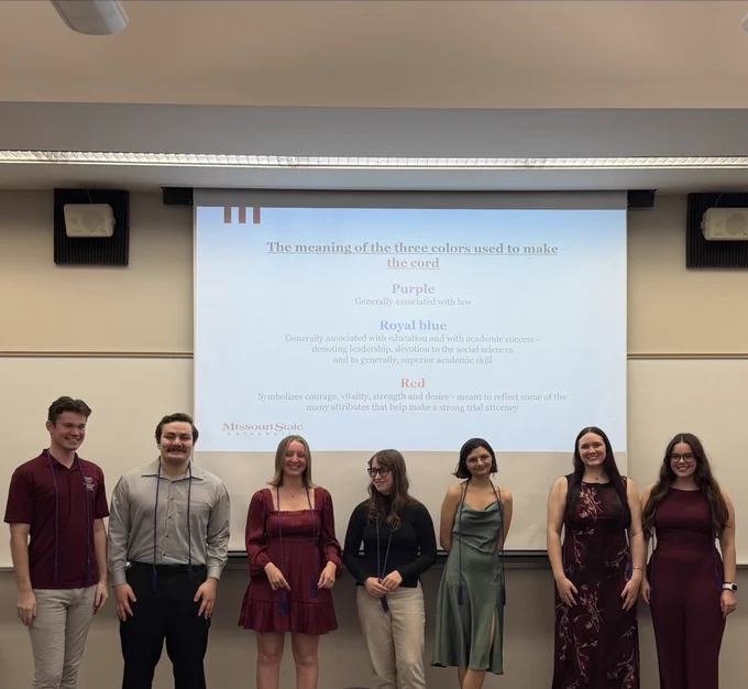 We have seven graduating seniors their year. Last night at our award banquet they received their AMTA chords for graduation.
