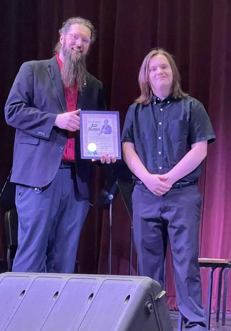 Ryder Rambo was awarded the Jazz Louis Armstrong Award