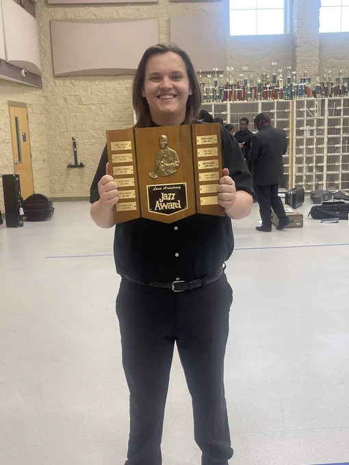 Ryder Rambo was awarded the Jazz Louis Armstrong Award