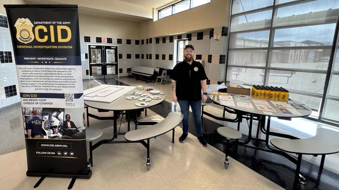 SA Phipps connected with over 350 community members to spread awareness about Army CID’s mission. 