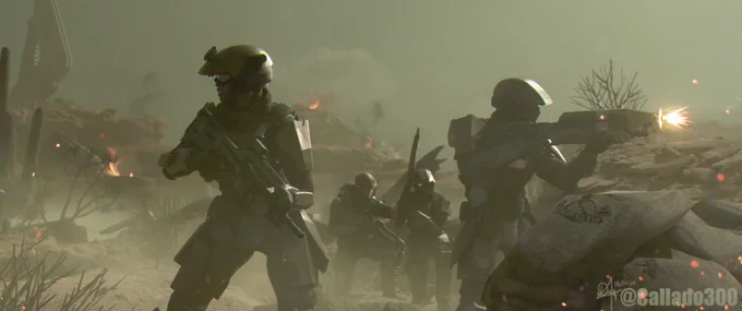 Grace and her team waiting for reinforcements near Sniper Alley