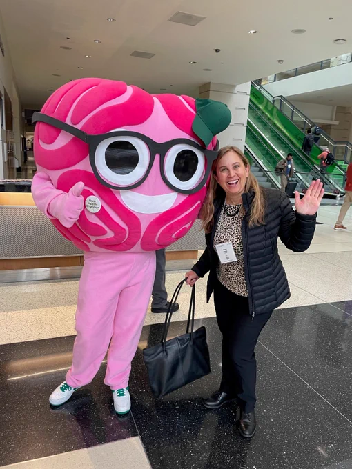 Dr. Alison Leston with Sarah Bellum