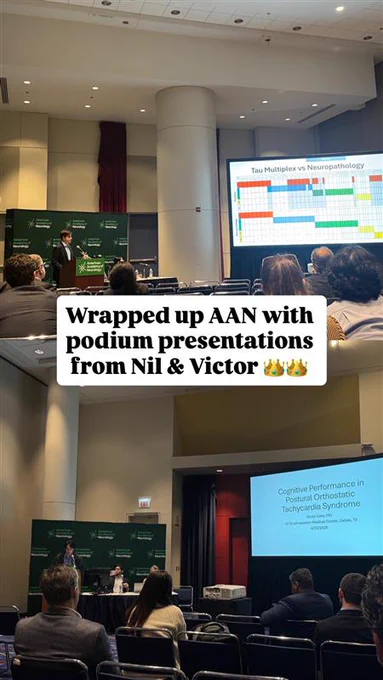 PGY4 Nil Saez Calveras, M.D. & PGY2 Victor Liaw, M.D. giving their podium presentations. 