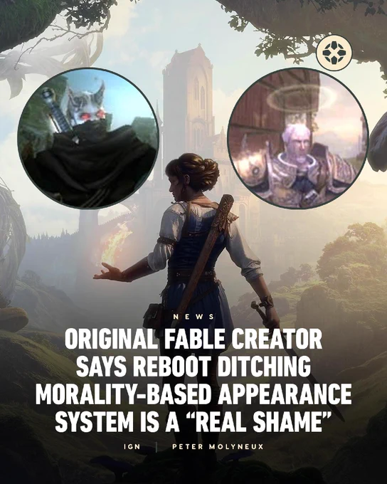 Original Fable Creator Says Reboot Ditching Morality-Based Appearance System Is A "Real Shame"