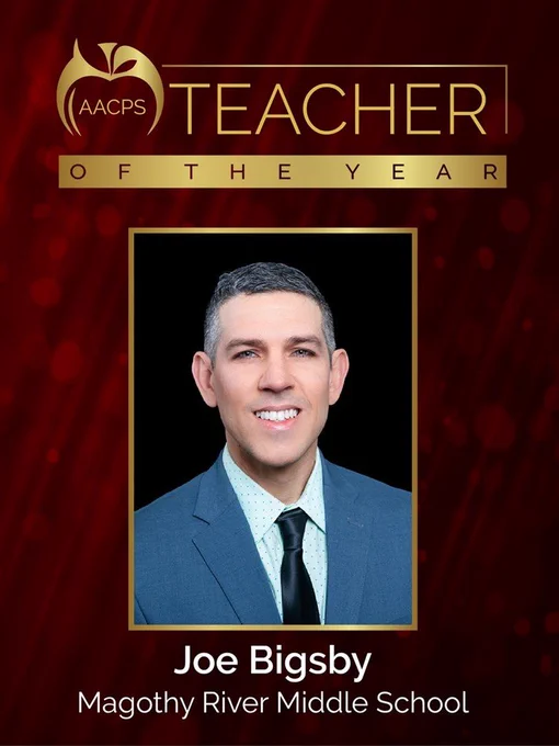Joe Bigsby, Teacher of the Year