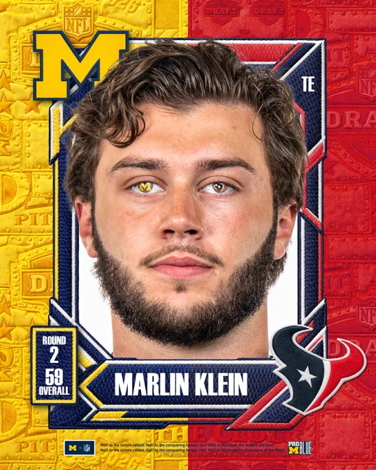 Marlin Klein drafted by the Houston Texans