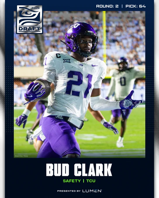Seahawks select Bud Clark 