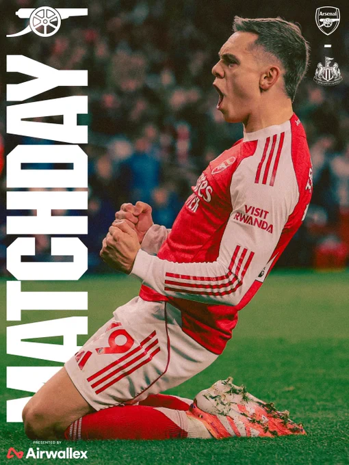 Matchday: Arsenal v Newcastle United.
