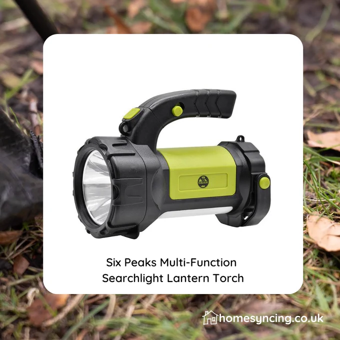Six Peaks Multi Function Searchlight Lantern Torch.
homesyncing.co.uk
