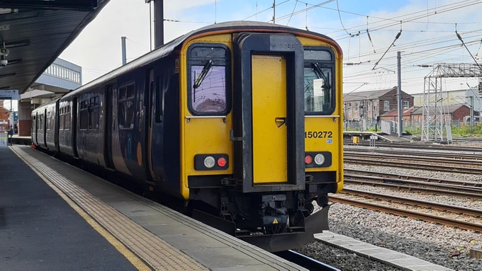 Northern Trains 150272 at Doncaster Railway Station Platform 0 