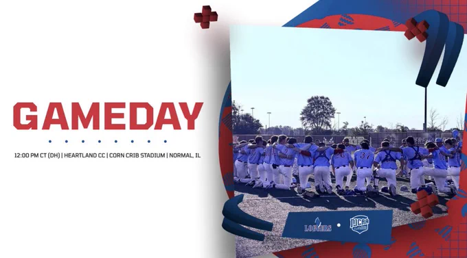GAMEDAY! ⚾️🪓 

🆚 Heartland 
⏰ 12:00 PM CT (DH) 
🏟️ Corn Crib Stadium 
📍 Normal, IL