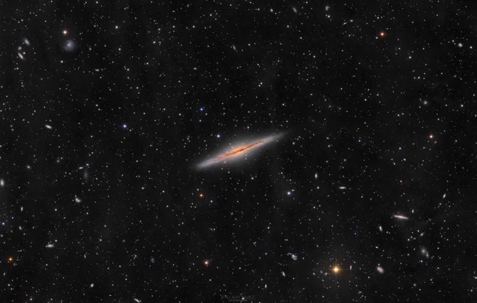 NGC 891: Edge-on beauty ✨ Brian Diaz captured this Milky Way–like galaxy with the AFIL-29. Get unprocessed data & calibrated masters—25% off for a limited time!