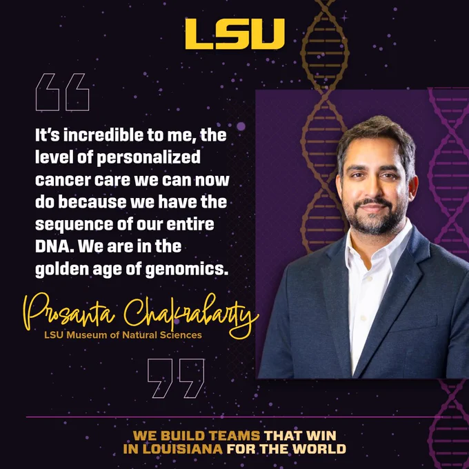Quote: It’s incredible to me, the level of personalized cancer care we can now do because we have the sequence of our entire DNA. We are in the golden age of genomics.