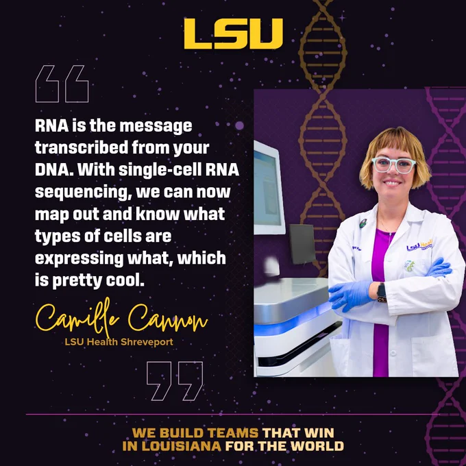 Quote: RNA is the message transcribed from your DNA. With single-cell RNA sequencing, we can now map out and know what types of cells are expressing what, which is pretty cool.
