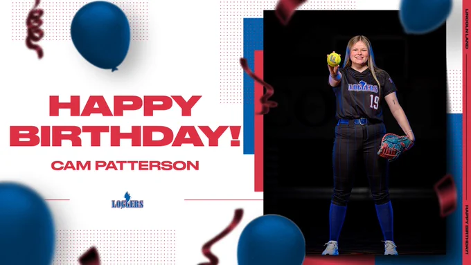 Happy Birthday Cam Patterson! Lincoln Land team colors and player image included.