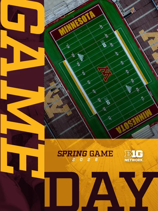 Game day graphic for spring game