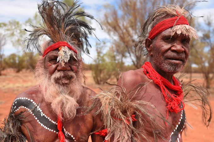 two Aboriginal men