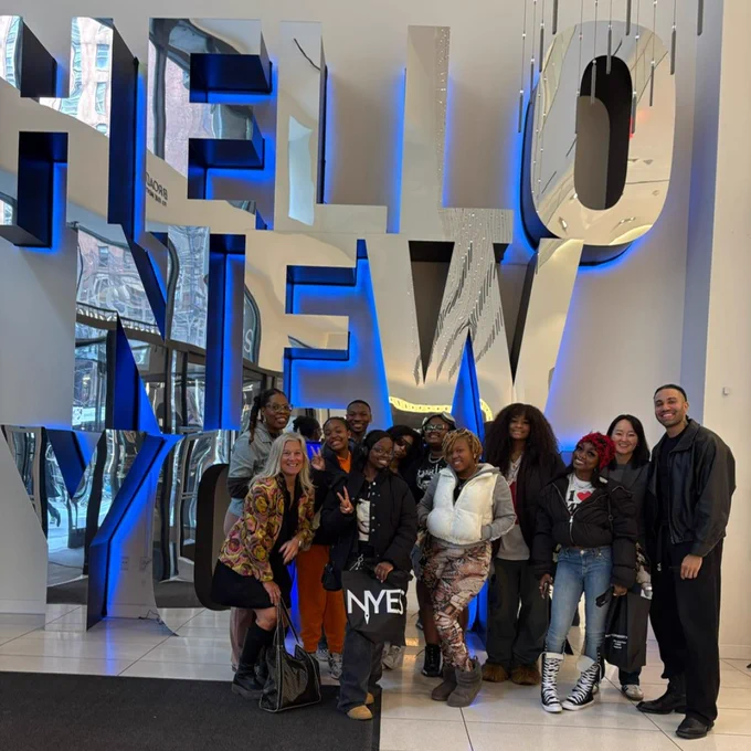 UMES Fashion Merchandising and Design students visit New York City.