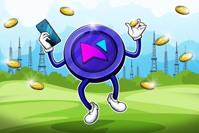 Illustration of the MNTx mascot “SIP” celebrating the 17th tranche of epoch rewards for Minutes Network Token X. SIP, a stylized MNTx coin character, holds a smartphone and token while surrounded by floating gold coins and telecom towers in a vibrant landscape. The scene represents on-chain reward distribution, staking performance tracking, and the growth of a DePIN (Decentralized Physical Infrastructure Network) powered ecosystem. Visual highlights decentralized infrastructure, intelligent telecommunications, predictable monthly rewards, and a transparent staking economy, marking the successful completion of Epoch 17 rewards and the expanding utility of Minutes Network Token X.
