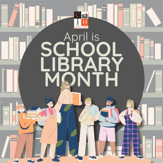 April is School Library Month