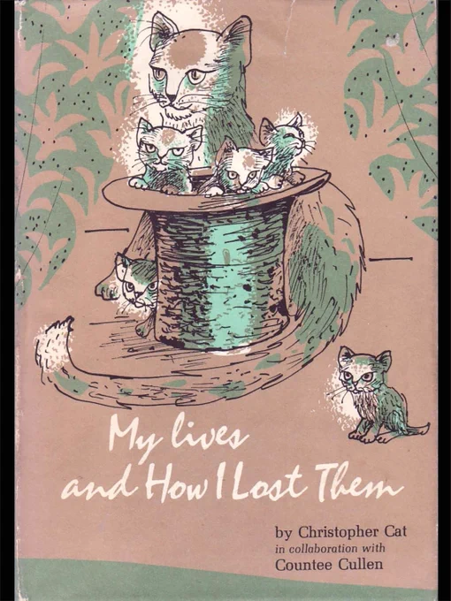 HBW's 42 Books/42 Years exhibit features one novel per year since its founding. The 35th Black novel, “My Lives and How I Lost them” by Countee Cullen (1992) follows a cat in his ninth and final life recalls adventures that led him to lose the previous eight.   