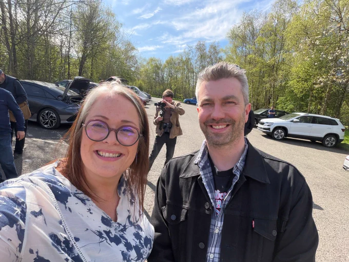 North Antrim MLA Sian Mulholland with Danny.