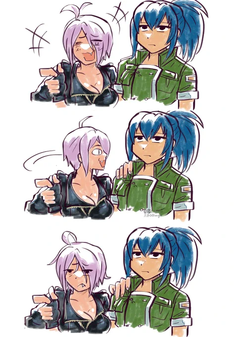 Angel vs Leona 

kof