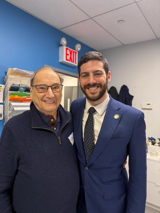 Alex and Abe Foxman at Met Council